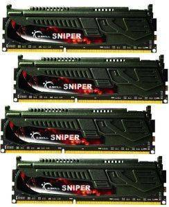 G.SKILL F3-2133C10Q-16GSR 16GB (4X4GB) DDR3 2133MHZ CL10 SNIPER QUAD CHANNEL KIT