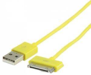 VALUELINE VLMP39100Y1.00 DATA AND CHARGING CABLE YELLOW