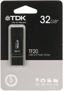 TDK TF20 USB2.0 FLASH DRIVE 32GB BLACK