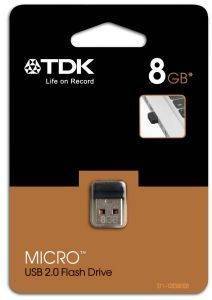 TDK MICRO 8GB USB2.0 FLASH DRIVE