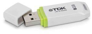 TDK TF10 8GB USB2.0 FLASH DRIVE WHITE TDK TF10 8GB USB2.0 FLASH DRIVE WHITE