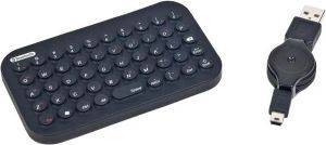 GEMBIRD KB-BTF2-B-US BLUETOOTH MINI KEYBOARD 49 KEYS BLACK US