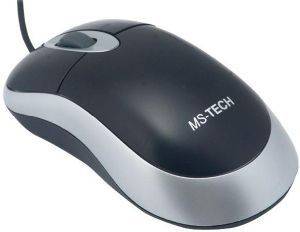 MS-TECH SM-25 OPTICAL MOUSE USB BLACK/SILVER