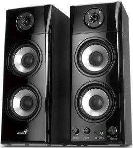 GENIUS SP-HF1800A 50W 3-WAY HI-FI WOOD SPEAKERS