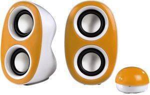 HAMA 52833 DISPERSION PC/NOTEBOOK SPEAKER 2.0 ORANGE