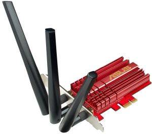 ASUS PCE-AC66 802.11AC DUAL-BAND WIRELESS AC1750 PCI-E ADAPTER ASUS PCE-AC66 802.11AC DUAL-BAND WIRELESS AC1750 PCI-E ADAPTER