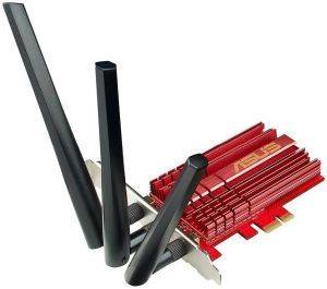 ASUS PCE-AC68 802.11AC DUAL-BAND WIRELESS AC1900 PCI-E ADAPTER ASUS PCE-AC68 802.11AC DUAL-BAND WIRELESS AC1900 PCI-E ADAPTER