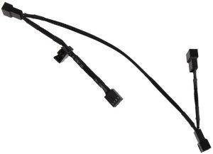ARCTIC COOLING PWM PST CABLE 40CM SLEEVED BLACK ARCTIC COOLING PWM PST CABLE 40CM SLEEVED BLACK