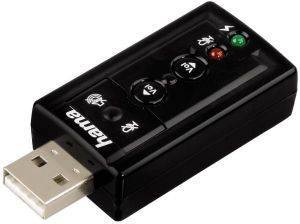 HAMA 51620 7.1 SURROUND USB SOUND CARD HAMA 51620 7.1 SURROUND USB SOUND CARD