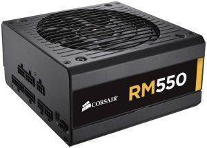 CORSAIR RM SERIES RM550 - 550 WATT 80 PLUS GOLD CERTIFIED FULLY MODULAR PSU