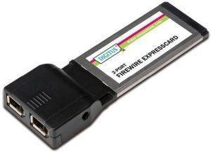 DIGITUS DS-31201-3 CONTROLLER EXPRESSCARD/34 2XFIREWIRE 400 6PIN