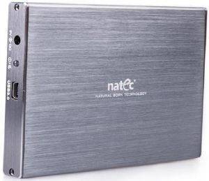 NATEC NKZ-0480 2.5\'\' HDD ENCLOSURE RHINO LIMITED EDITION USB3.0 GREY