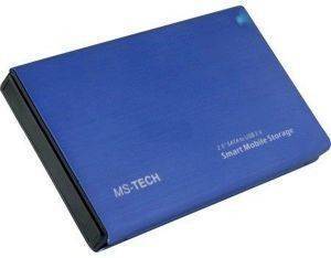 MS-TECH LU-275S 2.5\'\' SATA HDD EXTERNAL CASE USB3.0 BLUE