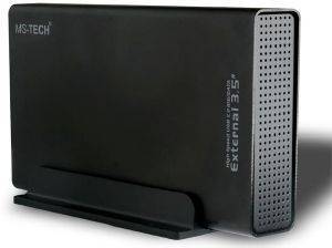 MS-TECH LU-379PS 3.5\'\' IDE/SATA HDD EXTERNAL CASE USB2.0 BLACK