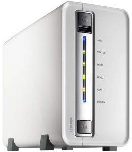 QNAP TS-212P 2-BAY HOME & SOHO NAS FOR PERSONAL CLOUD AND SOCIAL SHARING