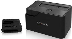 RAIDSONIC ICY DOCK MB981U3-1SA 2.5\'\'/3.5\'\' USB3.0 SATA DOCKING STATION IDE ADAPTER BLACK RAIDSONIC ICY DOCK MB981U3-1SA 2.5\'\'/3.5\'\' USB3.0 SATA DOCKING STATION IDE ADAPTER BLACK