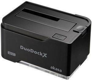 AKASA AK-DK03W3-BK DUODOCK X WIFI USB3.0/WIFI DOCKING STATION BLACK