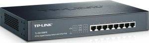 TP-LINK TL-SG1008PE 8-PORT GIGABIT DESKTOP/RACKMOUNT SWITCH WITH 8-PORT POE