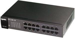 ZYXEL GS1100-16 16-PORT GBE UNMANAGED SWITCH ZYXEL GS1100-16 16-PORT GBE UNMANAGED SWITCH