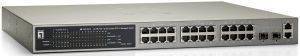 LEVEL ONE FGP-2472 24-PORT 10/100MBPS + 2-PORT SFP RACKMOUNT SWITCH