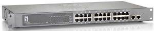 LEVEL ONE FGP-2410 24-PORT 10/100MBPS SWITCH + COMBO 2-PORT GIGABIT SFP 19\'\' LEVEL ONE FGP-2410 24-PORT 10/100MBPS SWITCH + COMBO 2-PORT GIGABIT SFP 19\'\'