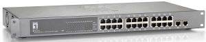 LEVEL ONE FGP-2410 24-PORT 10/100MBPS SWITCH + COMBO 2-PORT GIGABIT SFP 19\'\'