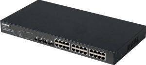 EDIMAX ES-5240GE 24-PORT 10/100/1000M + 4 SFP SLOTS RACK-MOUNT GIGABIT ETHERNET SWITCH