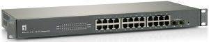 LEVEL ONE GEL-2670 24-PORT GE + 2-PORT GE SFP L2 MANAGED SWITCH