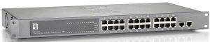 LEVEL ONE FGP-2412 24 FE POE-PLUS + 2 GE COMBO SFP SWITCH 480W LEVEL ONE FGP-2412 24 FE POE-PLUS + 2 GE COMBO SFP SWITCH 480W