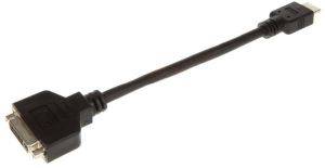 INLINE HDMI TO DVI ADAPTER ADAPTER CABLE HIGH SPEED 0.2M BLACK INLINE HDMI TO DVI ADAPTER ADAPTER CABLE HIGH SPEED 0.2M BLACK