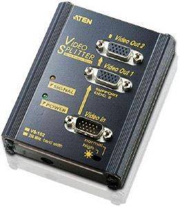 ATEN VS102 2-PORT VIDEO SPLITTER ATEN VS102 2-PORT VIDEO SPLITTER