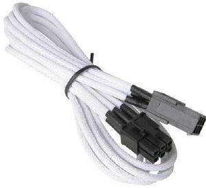 NZXT 6-PIN PCIE EXTENSION 45CM BLACK HSG - SLEEVED WHITE NZXT 6-PIN PCIE EXTENSION 45CM BLACK HSG - SLEEVED WHITE