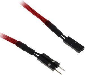 BITFENIX 2-PIN I/O-PANEL EXTENSION 30CM - SLEEVED RED/BLACK BITFENIX 2-PIN I/O-PANEL EXTENSION 30CM - SLEEVED RED/BLACK