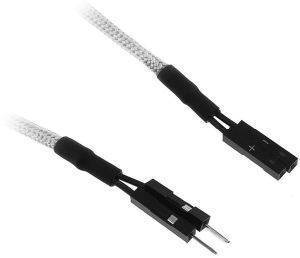 BITFENIX 2-PIN I/O-PANEL EXTENSION 30CM - SLEEVED WHITE/BLACK BITFENIX 2-PIN I/O-PANEL EXTENSION 30CM - SLEEVED WHITE/BLACK