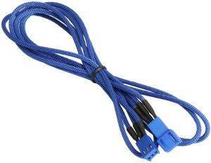 BITFENIX 3-PIN EXTENSION 60CM - SLEEVED BLUE/BLUE