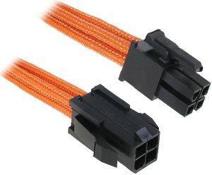 BITFENIX 4-PIN ATX12V EXTENSION 45CM - SLEEVED ORANGE/BLACK BITFENIX 4-PIN ATX12V EXTENSION 45CM - SLEEVED ORANGE/BLACK