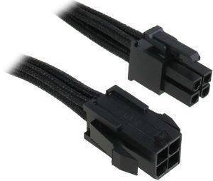 BITFENIX 4-PIN ATX12V EXTENSION 45CM - SLEEVED BLACK/BLACK BITFENIX 4-PIN ATX12V EXTENSION 45CM - SLEEVED BLACK/BLACK