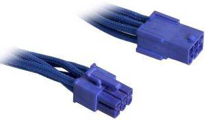 BITFENIX 6-PIN PCIE EXTENSION 45CM - SLEEVED BLUE/BLUE