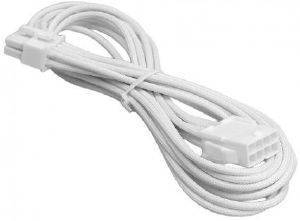 BITFENIX 8-PIN EPS12V EXTENSION 45CM - SLEEVED WHITE/WHITE