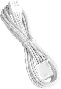 BITFENIX 8-PIN PCIE EXTENSION 45CM - SLEEVED WHITE/WHITE