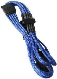 BITFENIX MOLEX TO 4X SATA ADAPTER 20CM - SLEEVED BLUE/BLACK