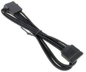 BITFENIX MOLEX TO SATA ADAPTER 45CM - SLEEVED BLACK/BLACK