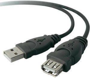 BELKIN F3U153CP4.8M USB2.0 EXTENSION CABLE 4.8M BLACK BELKIN F3U153CP4.8M USB2.0 EXTENSION CABLE 4.8M BLACK