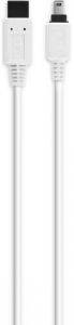 BELKIN F3N403CW06-APL FIREWIRE 9PIN/4PIN CABLE 1.8M WHITE