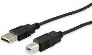 EQUIP 128861 USB 2.0 CABLE A MALE-B MALE 3M BLACK