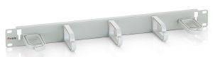 EQUIP 327312 19\'\' CABLE MANAGEMENT PANEL 5 HOLDERS 1U RAL7035 GREY