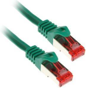 INLINE PATCH CABLE S/FTP CAT.6 RJ45 5M GREEN
