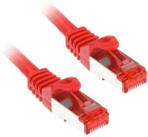 INLINE PATCH CABLE S/FTP CAT.6 RJ45 5M RED INLINE PATCH CABLE S/FTP CAT.6 RJ45 5M RED