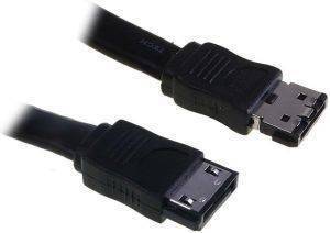 INLINE ESATA TO SATA EXTERNAL CONNECTION CABLE 1.5M BLACK