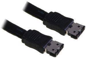 INLINE ESATA II EXTERNAL CONNECTION CABLE 1M BLACK INLINE ESATA II EXTERNAL CONNECTION CABLE 1M BLACK